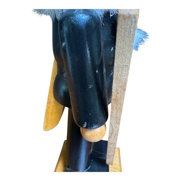 Vtg Christian Ulbricht Seiffener Nutcracker Chimney Sweeper w/Ladder Erzgebirge - Picture 5 of 7
